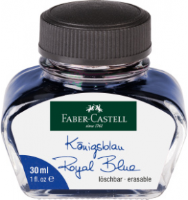 Ink Bottle, Erasable, 30 ml, Blue